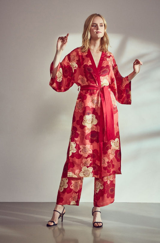 RobeDeVoyage trousers M Topaz Blooms