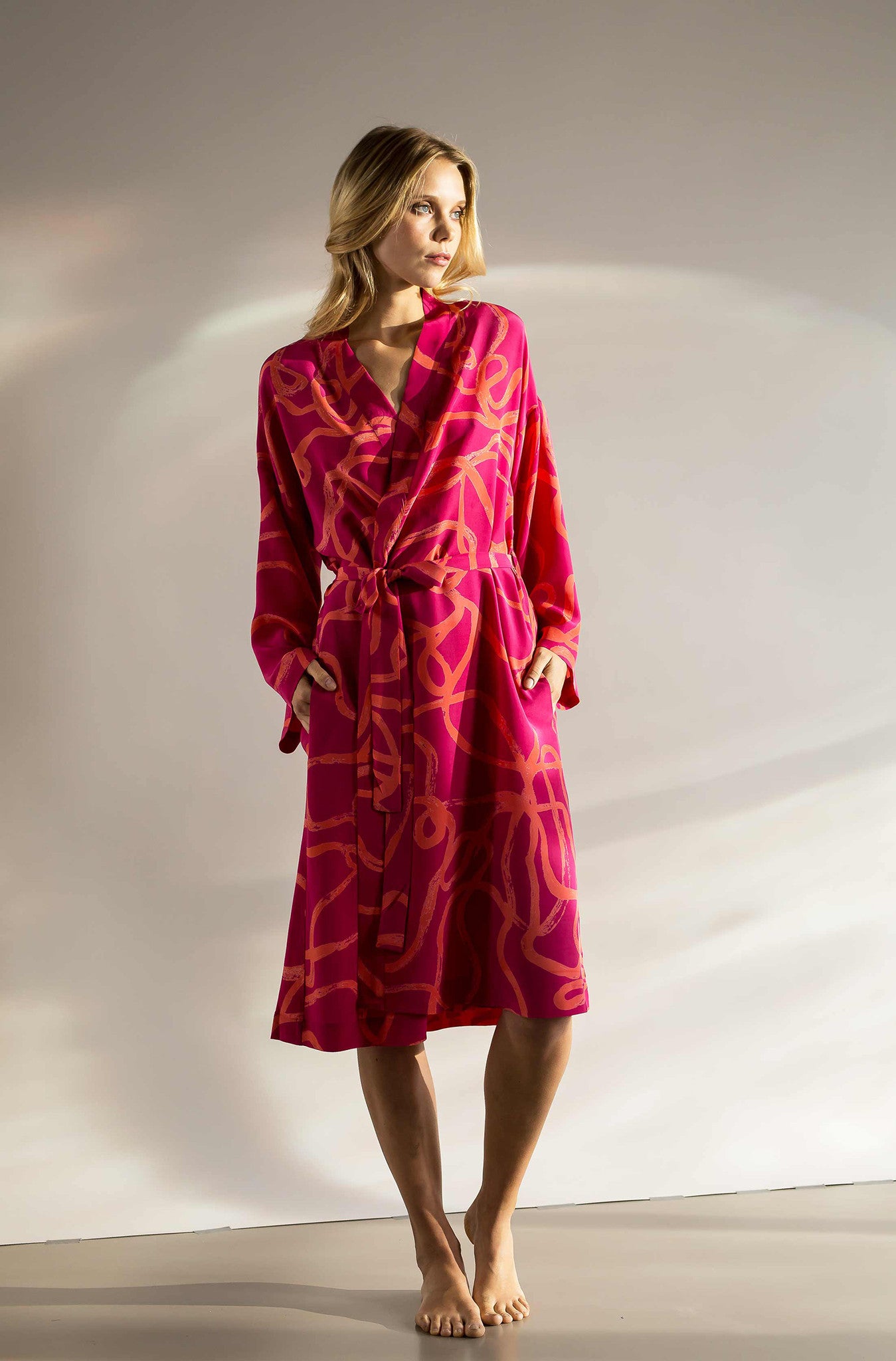 Silk Robe Luxury Travel