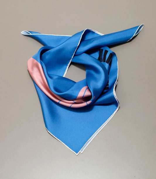 Pink Floyd limited edition silk scarf, made especially for Pink Floyd's Mortal Remains Exhibition by Robe de Voyage.