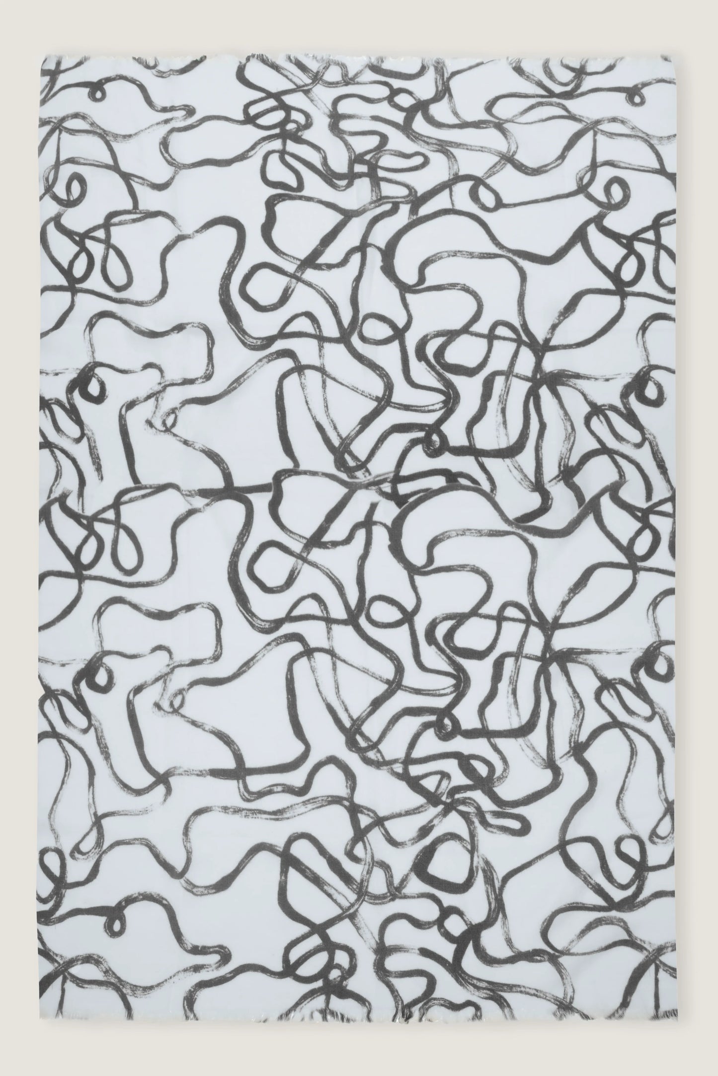 Kyoto Scribble wool shawl
