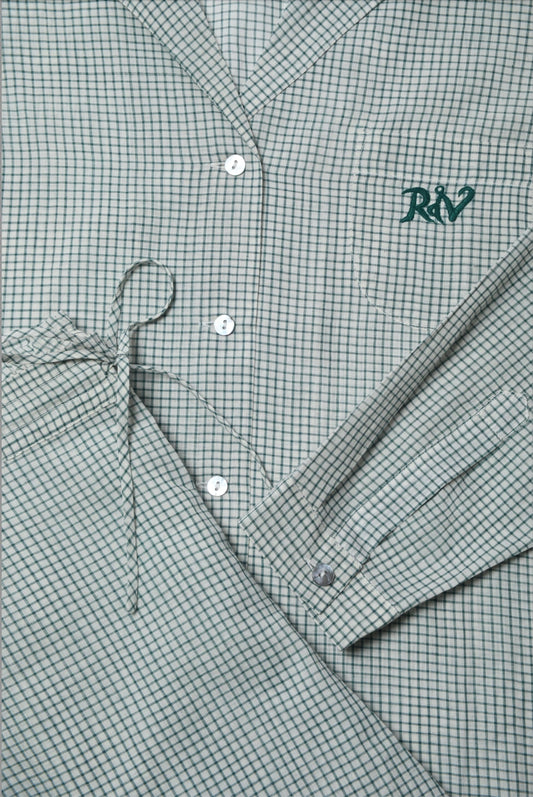 Emerald Check classic pyjamas
