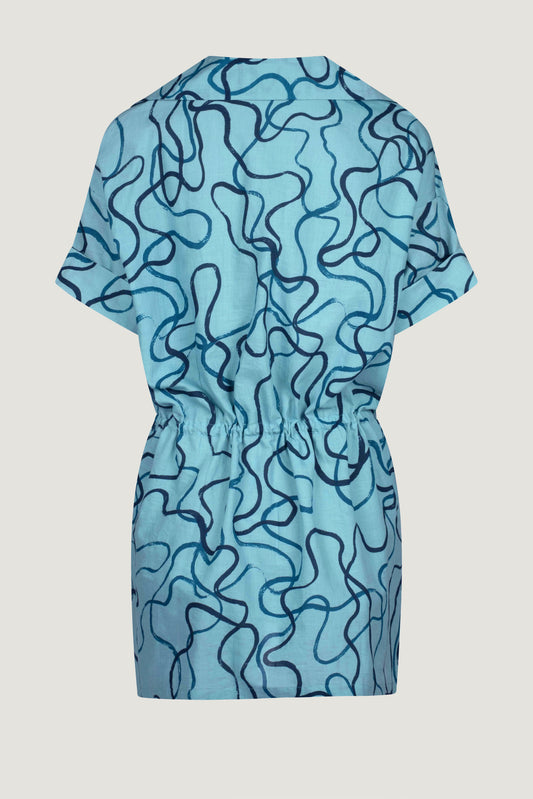 RobeDeVoyage Dress Lapis Scribble