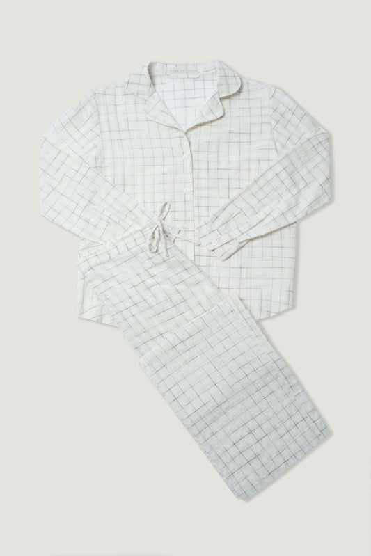 RobeDeVoyage Pyjamas Pearl Cross Hatch