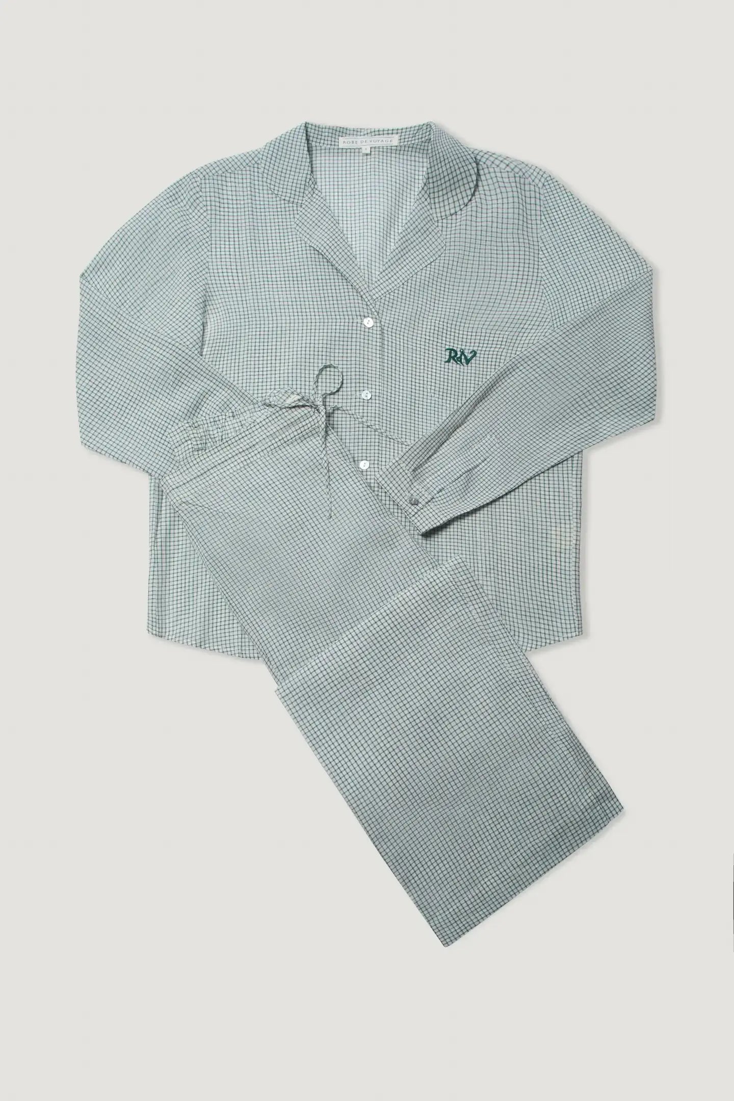 Emerald Check classic pyjamas