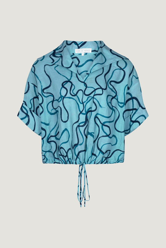 RobeDeVoyage Top Lapis Scribble