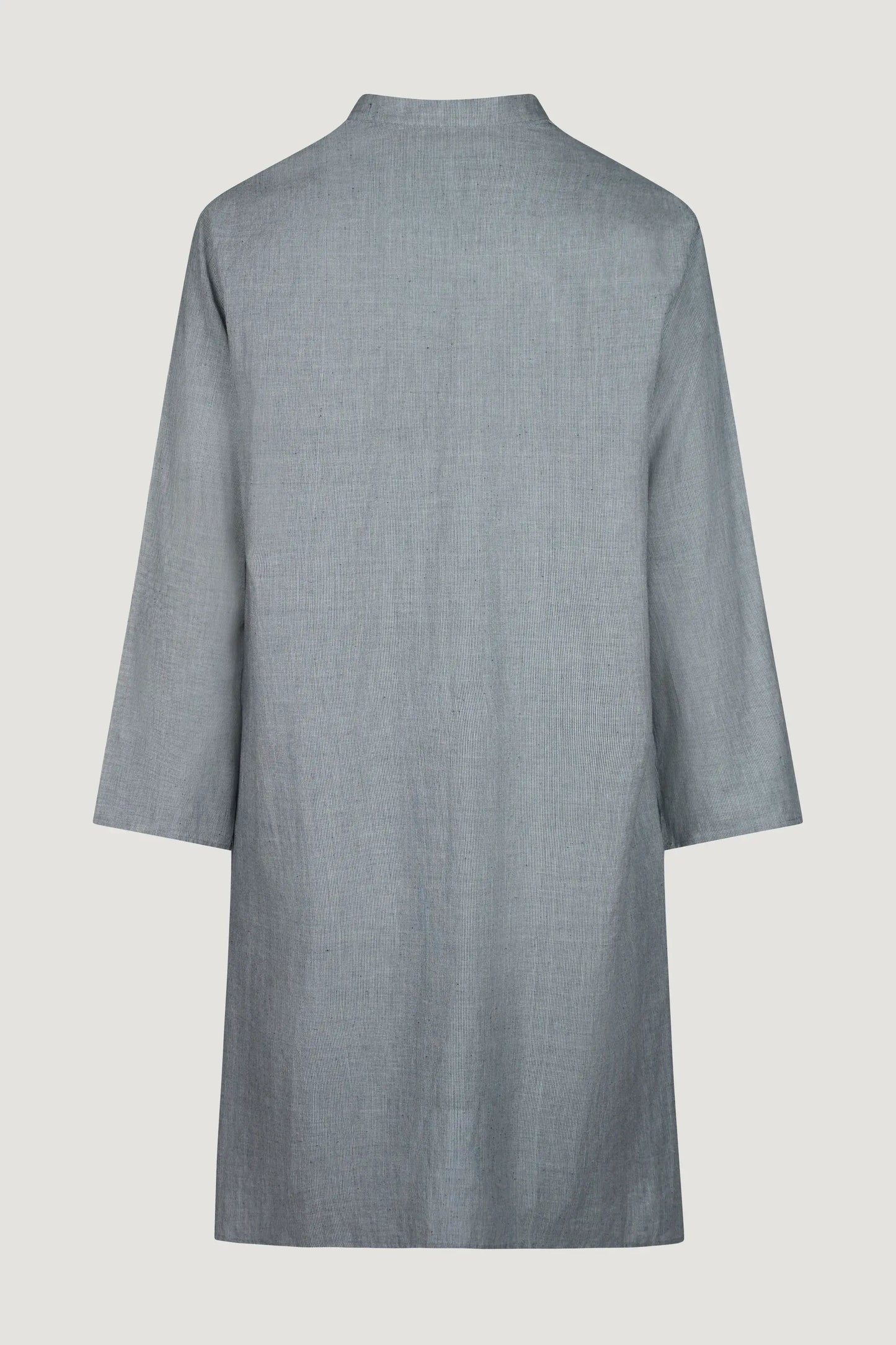 Obsidian pinstripe cotton nightshirt
