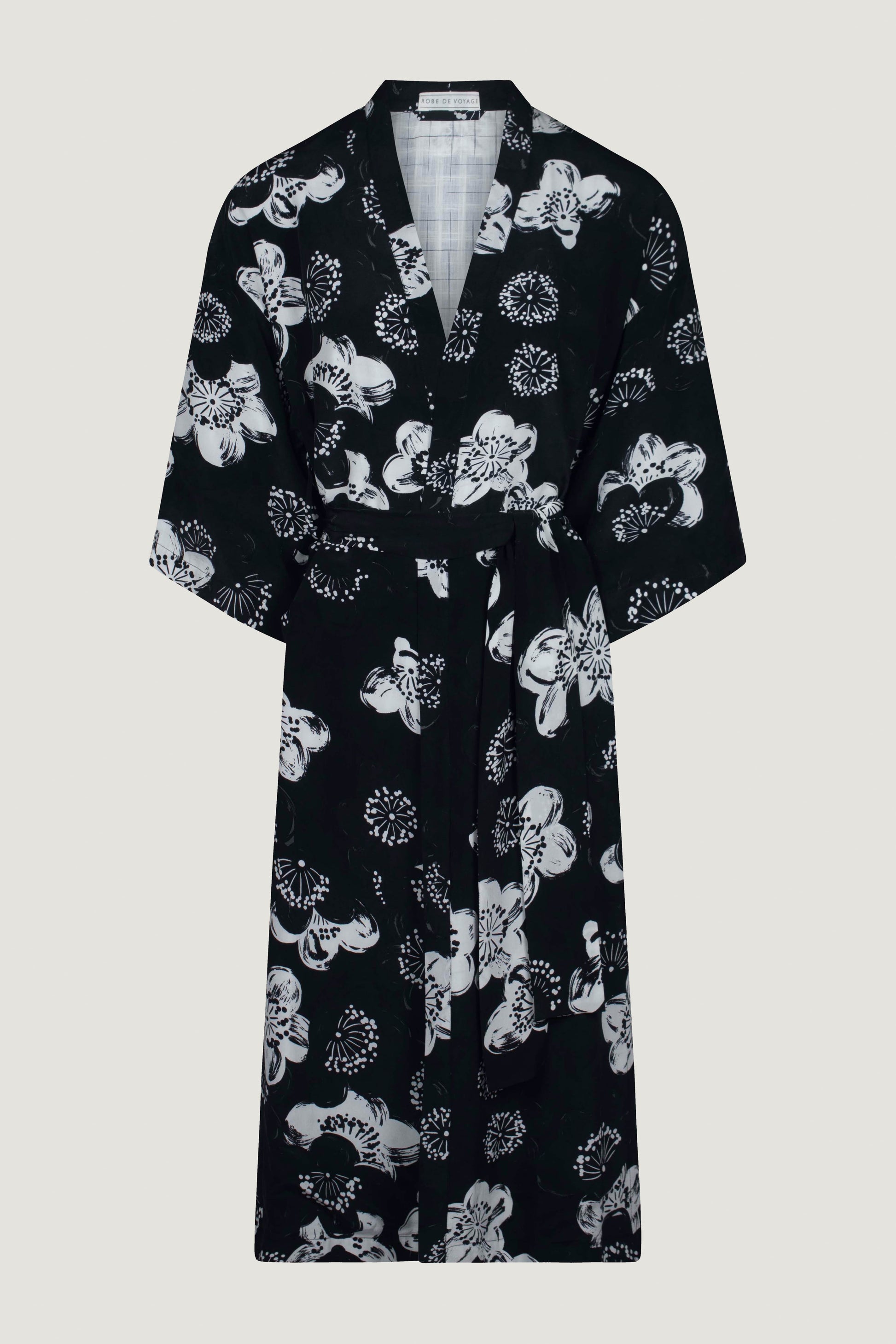 RobeDeVoyage Kimono One size Onyx Blooms