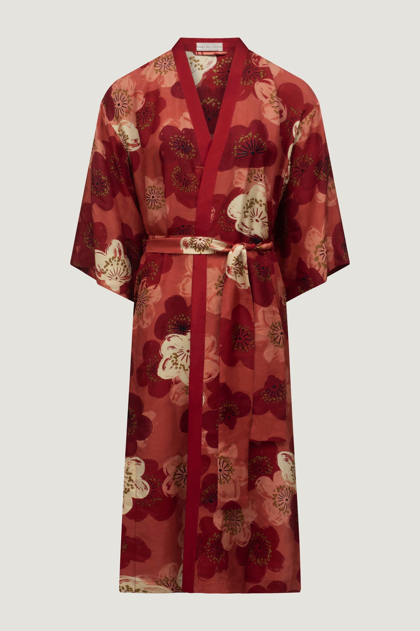 RobeDeVoyage Kimono One Size Topaz Blooms