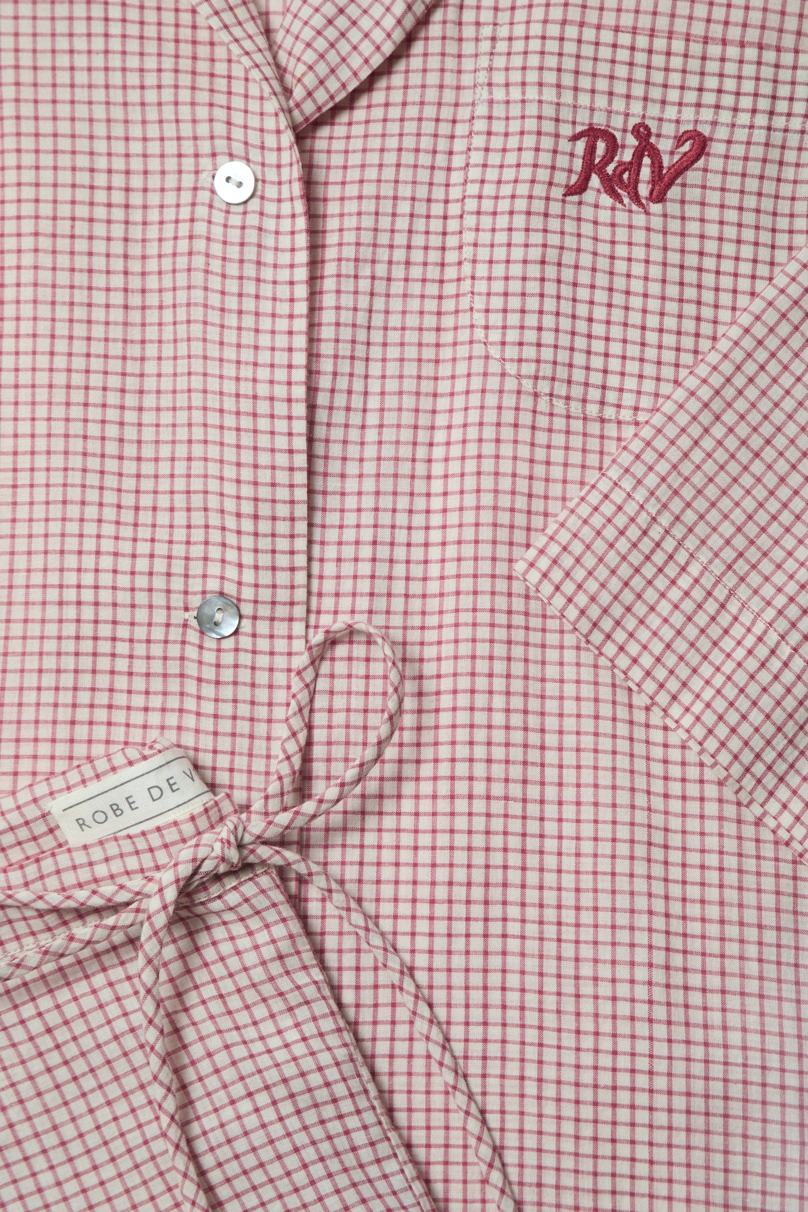 RobeDeVoyage Pyjamas OS Garnet Check