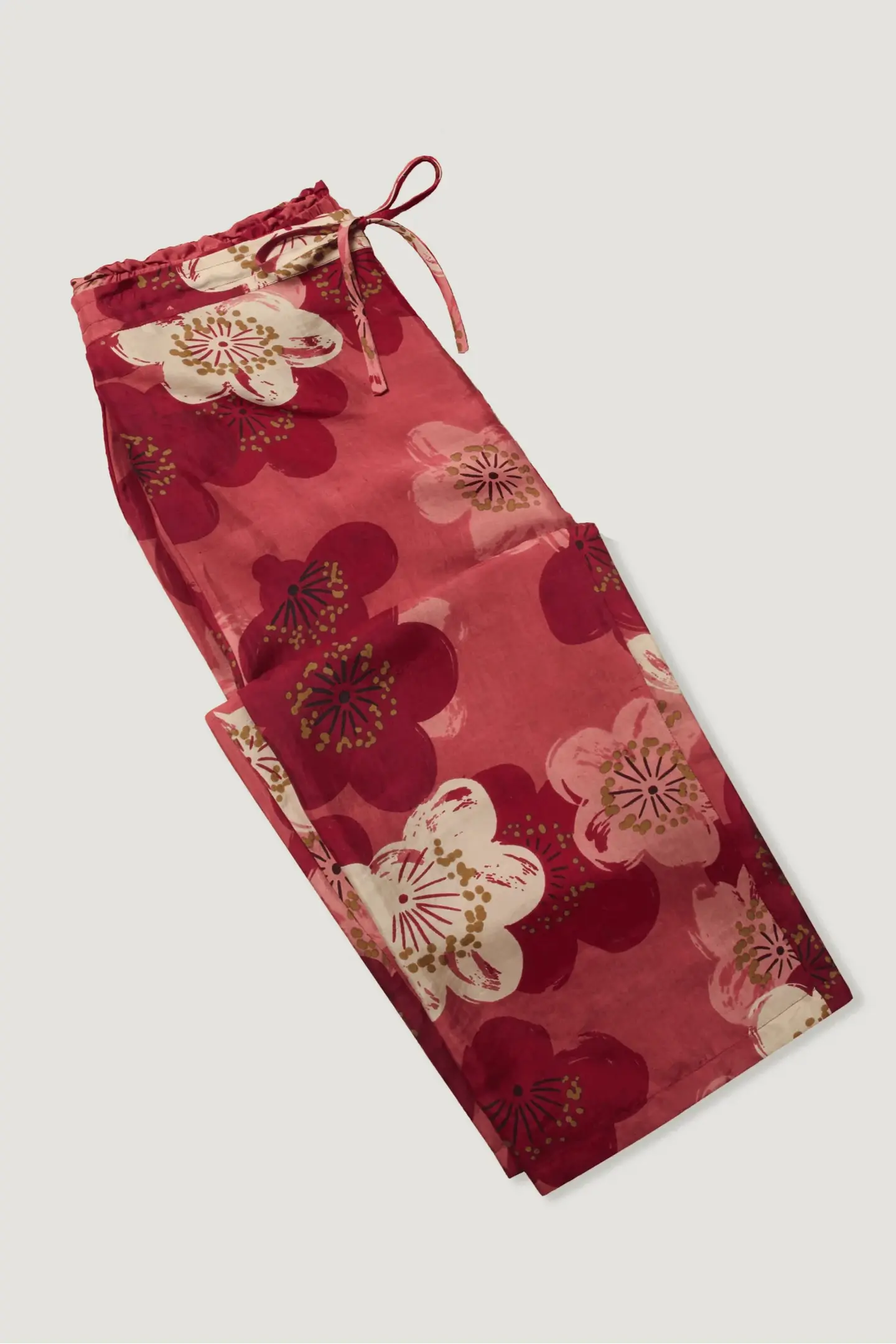 Topaz Blooms silk deck pants